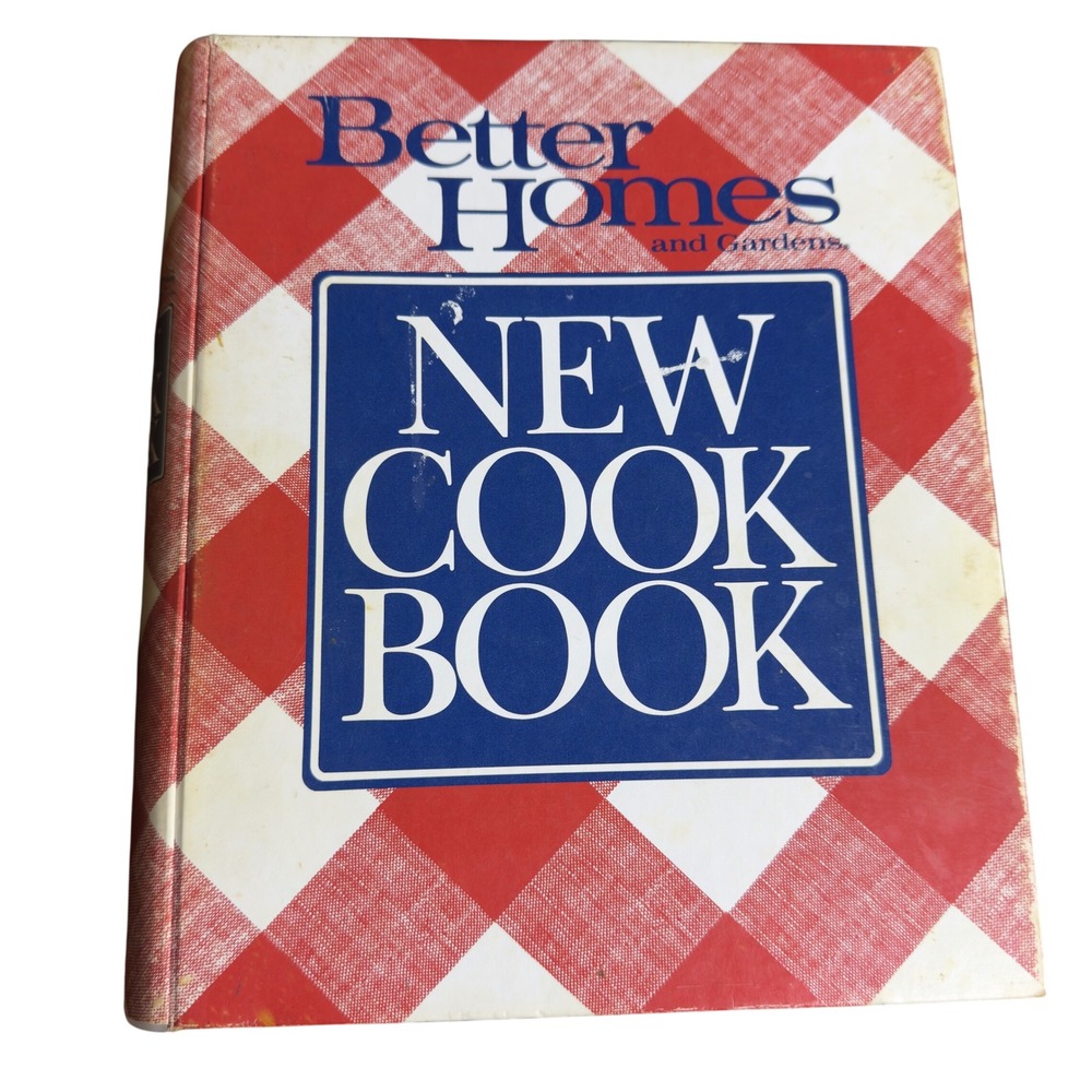 Better Homes and Gardens New Cook Book 1989 10th Edition Ring Bound Gingham